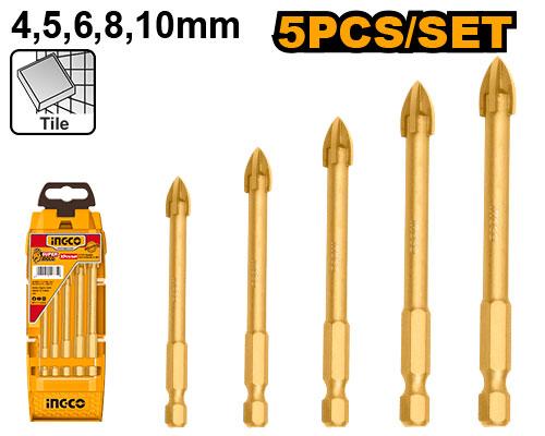 Juego de brocas hierro 5 pzas